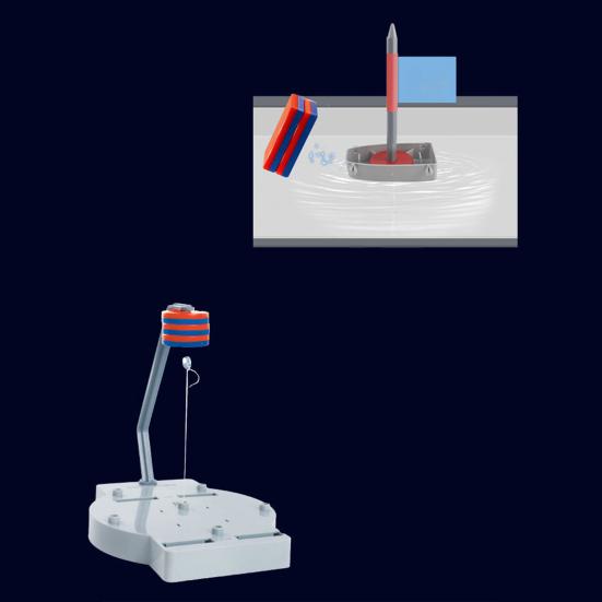 1 Set Kids Magnetic Science Kit Anti-Gravity Magnetic Levitation Kit 12-in-1 Magnetic Science Toy Children Ages