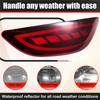 Car LED Rear Bumper Light For Accent Verna Solaris Brio 2008-2015 Tail Reflector Brake Fog Lamp Turn Signal