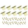 10Pcs Antique Self Closing Hinges Heavy Duty Door Cupboard Hinges Kitchen Cabinet Door Hinges Hardware Enduring