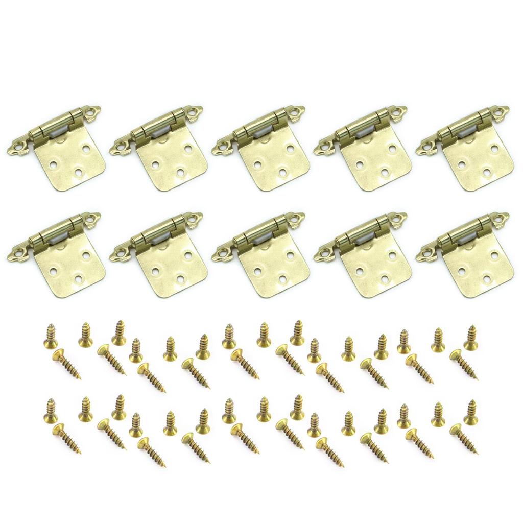 10Pcs Antique Self Closing Hinges Heavy Duty Door Cupboard Hinges Kitchen Cabinet Door Hinges Hardware Enduring