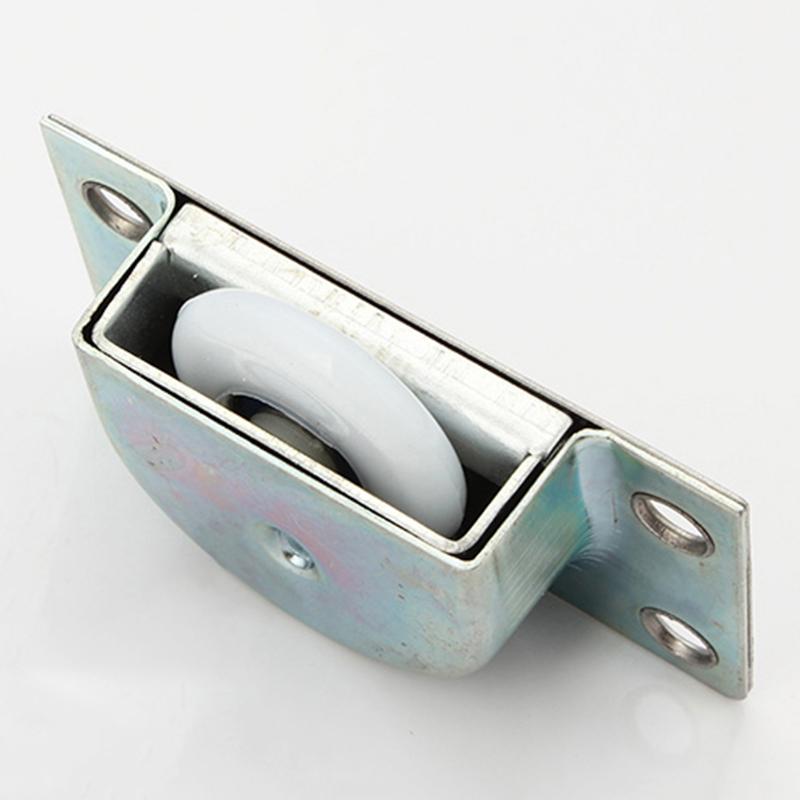 1 Satz Edelstahl Schiebetürrollen Hängend Schlafzimmer Kleiderschranktür Möbelzubehör Für Schrank Duschkabine