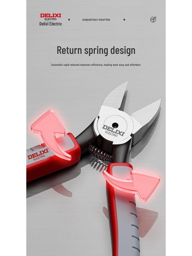 High Hardness Diagonal Cutting Pliers - Electrician's Special Electronic and Industrial Grade Side Cutter