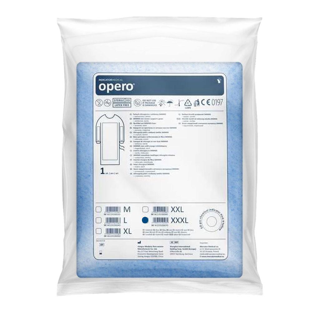 Surgical Gown Reinforced Sterile With Cuff (Nonwoven Fabric Smmms 35G + 40G) 1Pcs