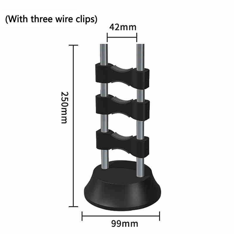 Hifi Audio Power Plug Holder Wire Support Device Aluminum Column Shock Absorber Trestle Anti-Shock Foot Cable Base