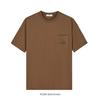 American Retro Casual Pocket Embroidery Short-Sleeve T-Shirt for Men, New Summer Style, Round Neck Undershirt, Foreign Trade Men's Clothing T-Shirt