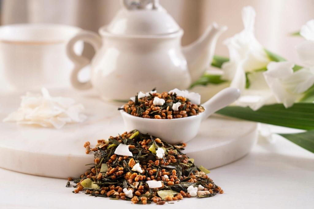Herbata Zielona Japońska Japan Orange 50 G Genmaicha Kokos Pomarańcza