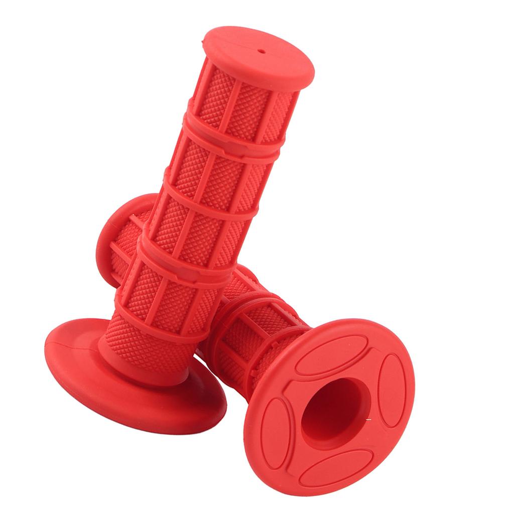 1 par 22 25 mm 7 8 Universal Silikon Motorcykelstyre Handtag Nya Röda