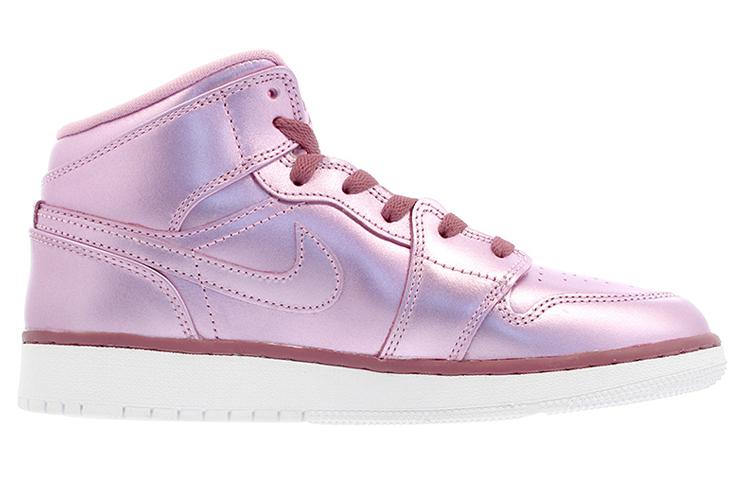 Air Jordan 1 Mid Se 'Pink Rose' Gs AV5174-640