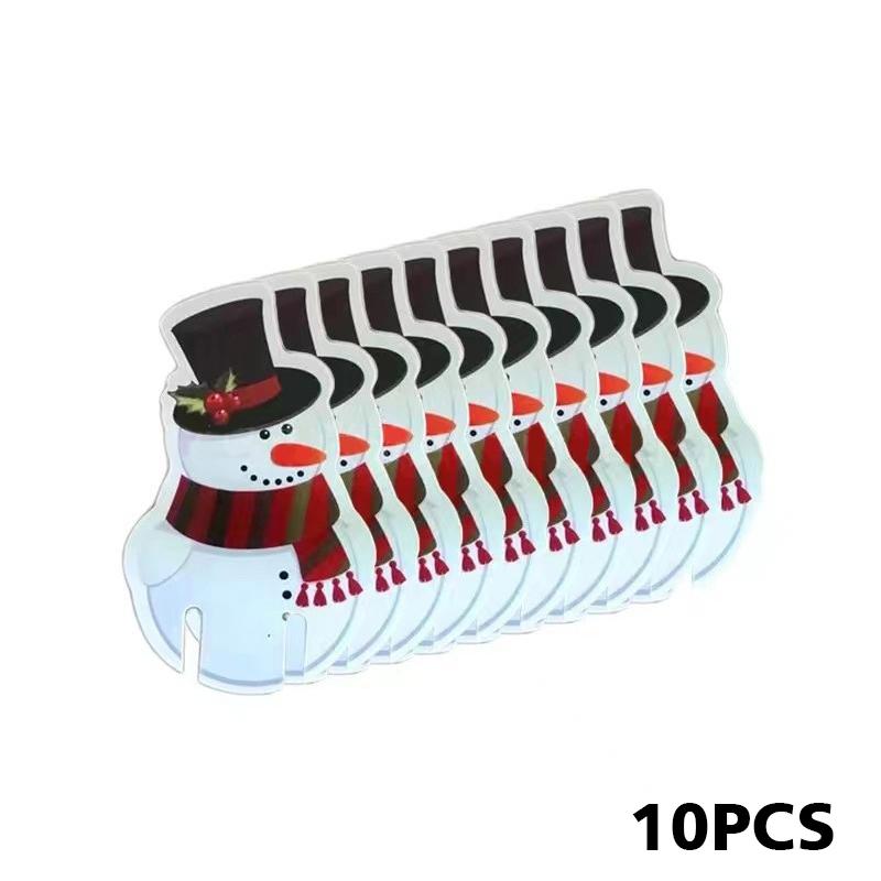 

10 ШТ./Набор Дегустация вина Многофункциональное украшение стола Ресторан Украшения для напитков Подарок Рождество