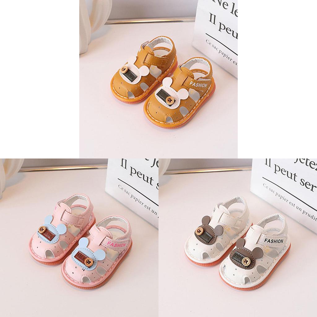 Baby Boy Girl Summer Sandals With Soft Sole And Magic Strap For Toddler Crawling
