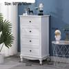 American Solid Wood Five-Drawer Chest - Living Room/Bedroom Storage Cabinet