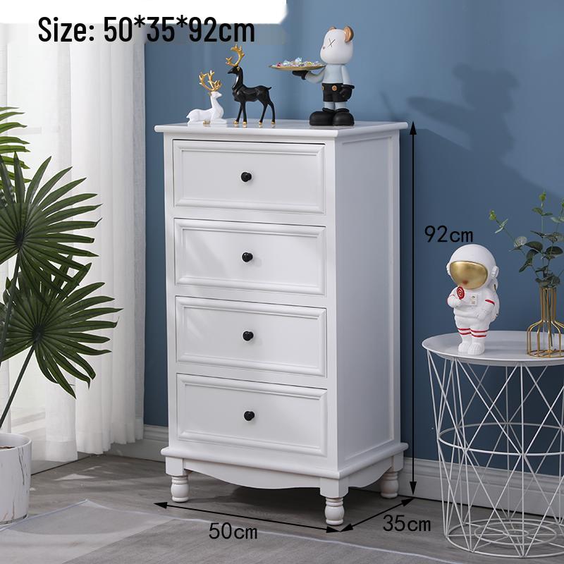American Solid Wood Five-Drawer Chest - Living Room/Bedroom Storage Cabinet