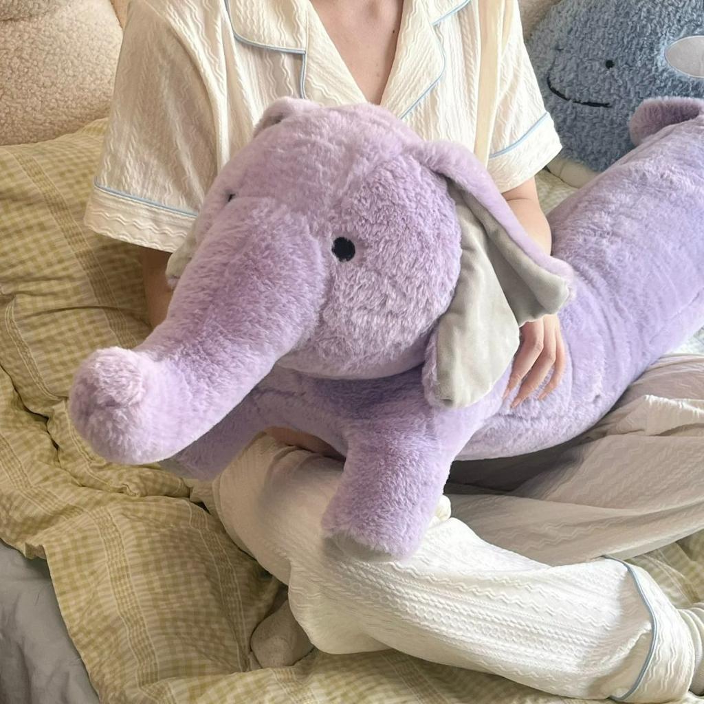 Pillow Bedroom Dormitory Pillow Female Hippopotamus Long Bedhead Cushion Living Room Leg Clamp Sofa Sleeping Pillow