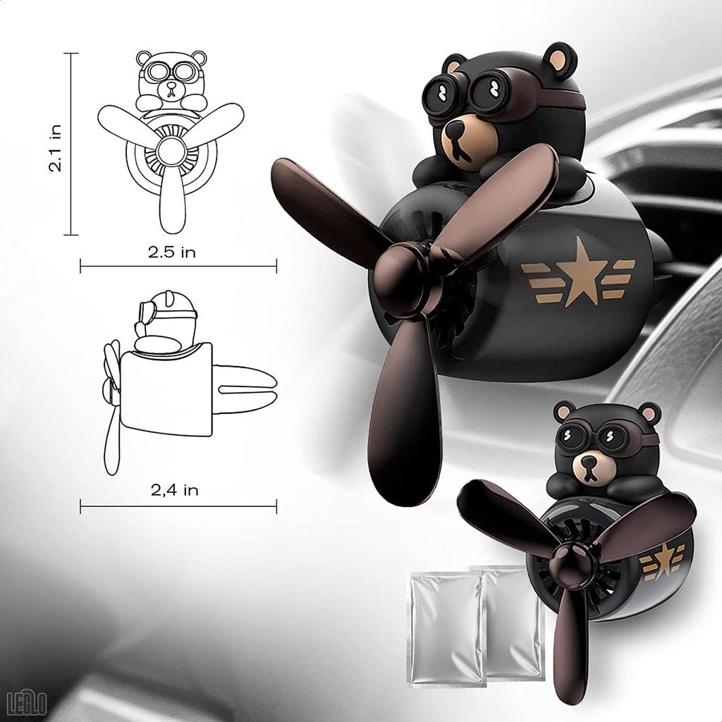 Car Air Freshener Cartoon Automotive Air Outlet Fan Freshener Vent Clips Aroma Diffuser,Car Diffuser,Car Perfume Aromatherapy Ornament Car Accessories