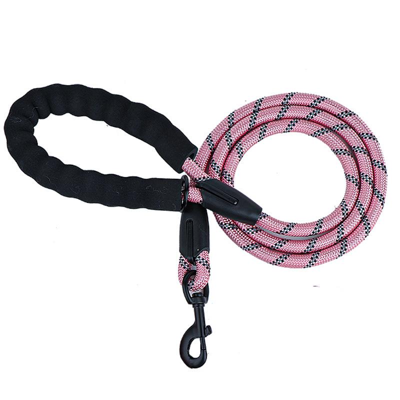 New dog leash pet products leash reflective nylon round rope walking dog rope dog leash dog chain