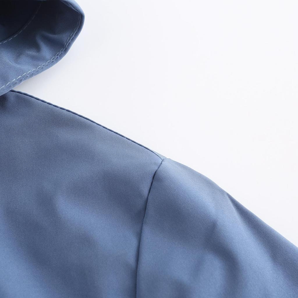 Women’s Hooded Windcheater Thin Light Rain Proof Jacket Multi Color Long Sleeve Zipper Windbreaker Spring Autumn Casual Outwear