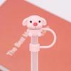 Dust-proof Silicone Straw Plug Reusable Straw Tips Cover Creative Drinking Dust Cap  Water Glass