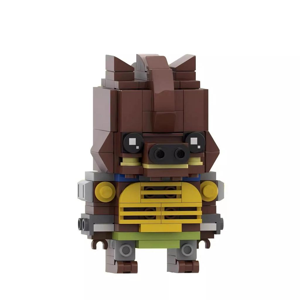 MOC Animated Movie Figures Turtle Mecha Model 1987 Violent Tortoise Warrior Mini Doll Building Block Kid Toy Adult Birthday Gift