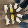 Internet celebrity flat-soled German training shoes 2025 summer new thick-soled retro lightweight board shoes women's sports and leisure white shoes