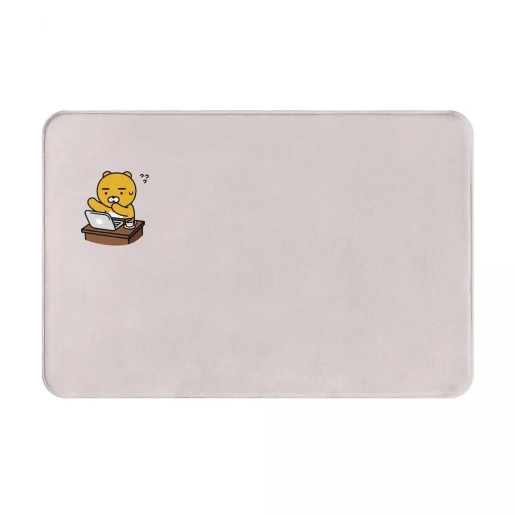 Disney Kakao Ryan Cartoon Door Mat Kitchen Bedroom Bath Living Room Balcony Entrance Carpet Non-slip Cute Home Decor Rug