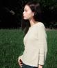 ROSEFRANTZ Stripe Three-Quarter Sleeve [Green]