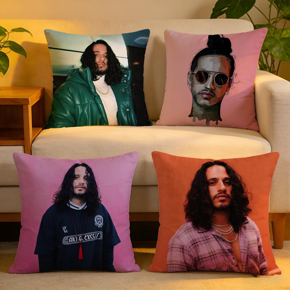 Cushion Cover Linen SkinFriendly Soft Decorative Case For Sofa Home Decor Rapper RNB RRuss Pillow Cover