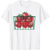 Figured Minimalist Groovy Strawberry T-Shirt Funny Graphic Tee