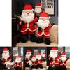 Oversized Santa Claus Soft Toy With White Beard Festive Plush Doll 80cm Height 1.6kg Weight Characters)