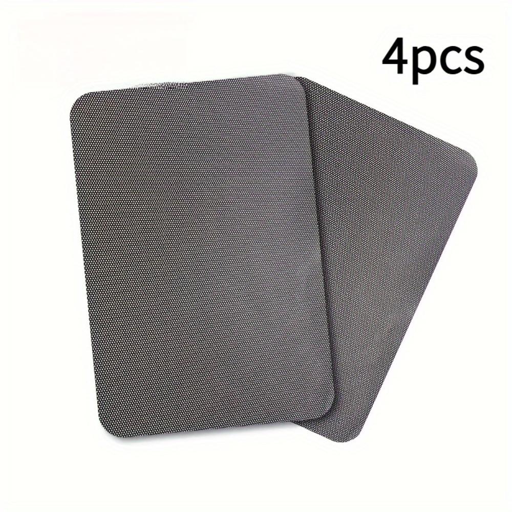 4-Pack Car Sun Shade Film Black Mesh Static Side Window Sun Protection Film UV Protection for Car Window