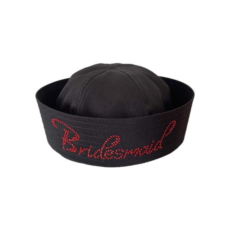 Girls Captain Hat Bridesmaid Wedding Hat Elegant Dress up Theme Party