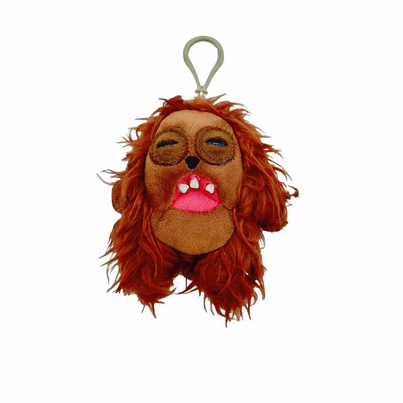 Big Fuggler Teeth Monster Plush Keychain Toy Cartoon Design Children Use Gift