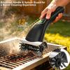 Removable Head Electric Grill Brush Rechargeable Rotating Barbecue Brush  Outdoor Grilling