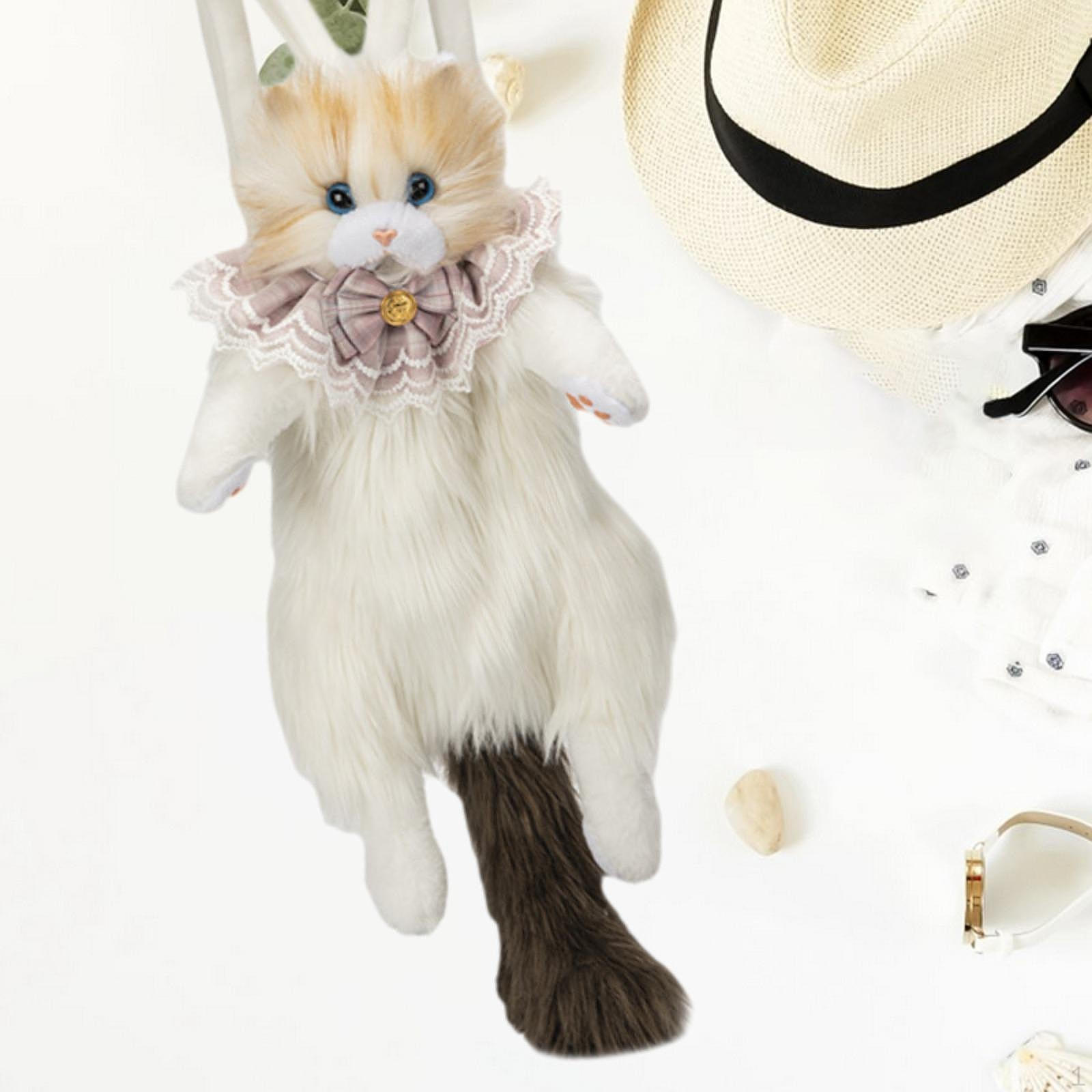 

Милый рюкзак в виде куклы-кошки в форме забавного животного для любителей домашних животных Подарки коричневый