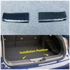 Fiber Steel Rear Inner Guard Bumper Cover Trim For -2025 Toyota Prius 2pcs