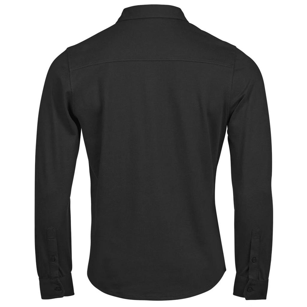 Tee Jays Mens Luxury Stretch Organic Long-Sleeved Shirt