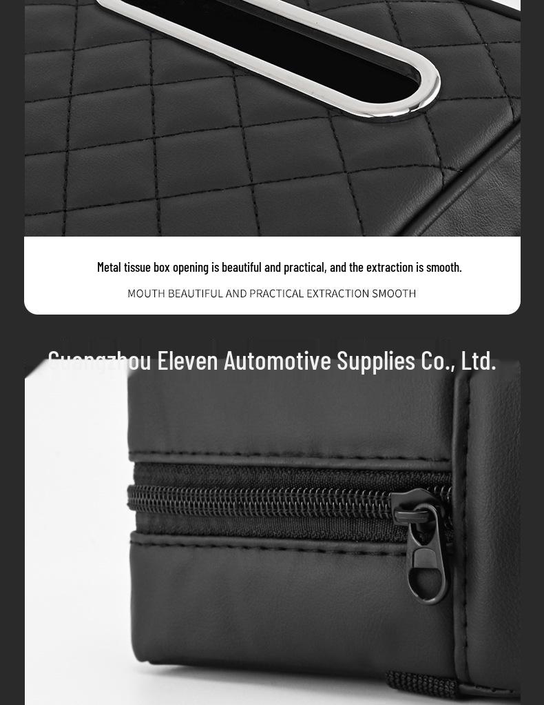 Universal Memory Foam Car Armrest Heightening Pad & Protective Tissue Box Cover