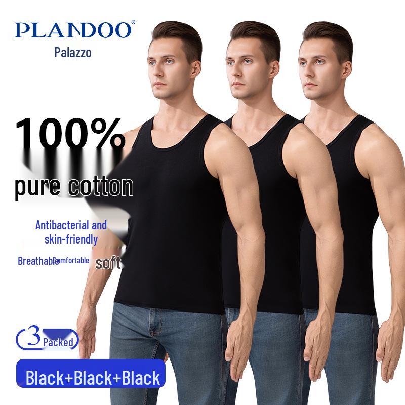 Premium Pure Cotton Men's Casual Tank Top