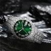 New Fashion Men's Steel Belt Quartz Watch Casual Business Calendar Full Drill Men's Watch Manufacturer