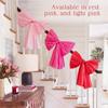 Valentines Day Decorations – 1/3 Pack DIY Giant Wall Bows, Hanging Valentine & Galentines Bow Decor – Cute Pink Red Large Bows for Door, Window