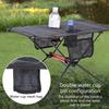 Portable Aluminium Alloy Camping Table Lightweight Outdoor Folding Garden Table with Cups Holder For Picnics Hiking BBQ
