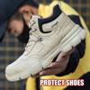 Work Boots Indestructible Safety Shoes Men Steel Toe Shoes Puncture-Proof Sneakers Men Non Slip Work Shoes Male Tactical Boots