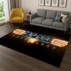 Top Gun Classic Movie Sign Tom Cruise Carpet Rug for Bedroom Living Room Sofa Doormat Home Decor,Kid Game Area Rug Non-slip