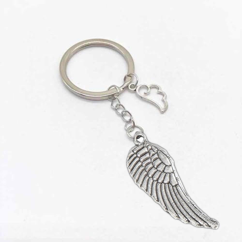 20 Pieces Tibetan angel Wing Charm Pendant Jewelry Making Accessories