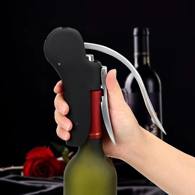 Professional Wine Corkscrew Manual Foil Cutter Bottle Openers Wine Cork Openers For Kitchen Bar Accessories