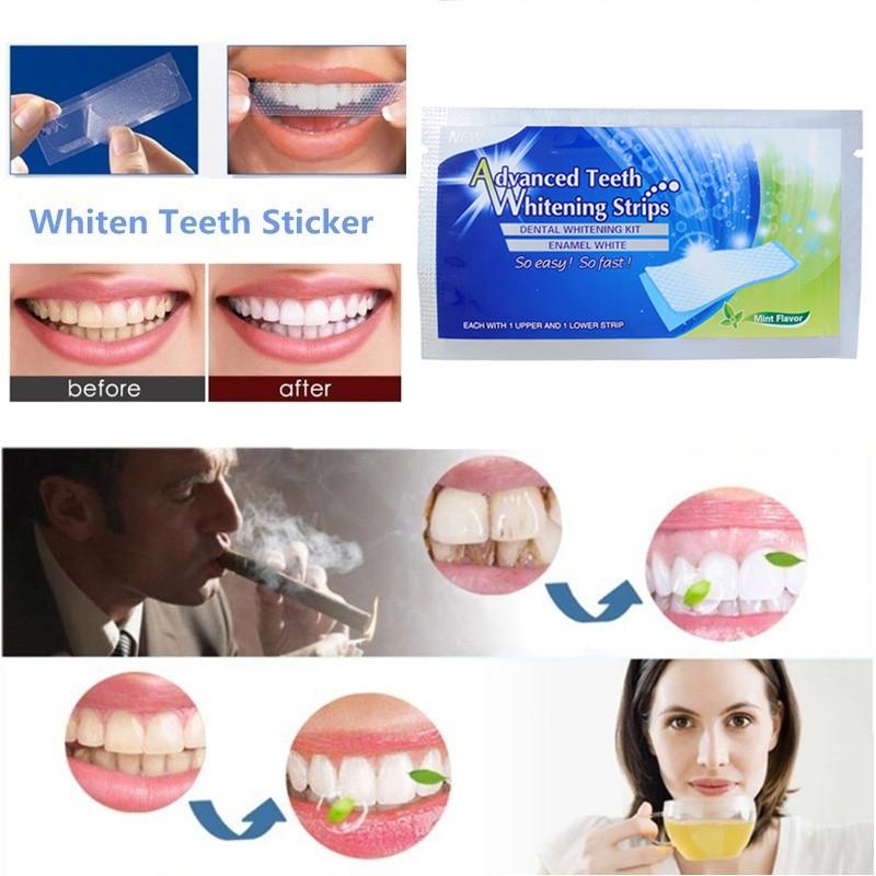 2 4pcs Oral Care Teeth Whitening Strips Easy Safe Teeth Buy At A Low Prices On Joom E Commerce Platform