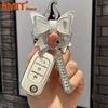 For Mercedes Benz Smart Fortwo 453 Forfour Car Key Case Remote Cover Shell Keychain Holder Fob Accessories Tpu