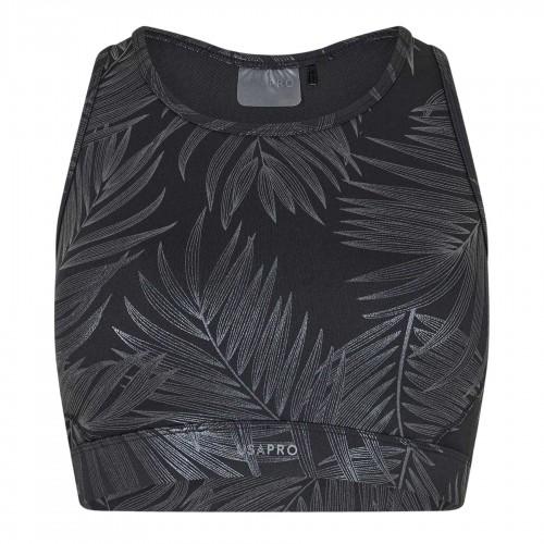USA Pro Womens/Ladies Core Racer Back Scoop Neck Sports Bra