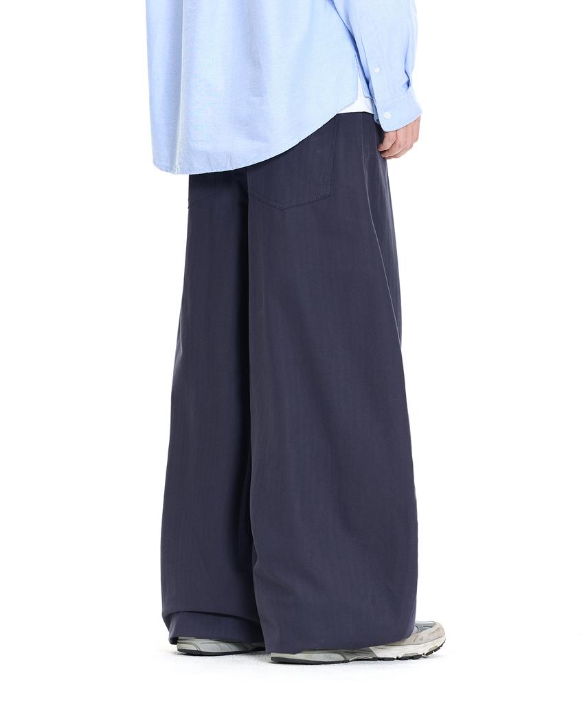 Gicheol V And V Balloon Pants (Blue Gray)
