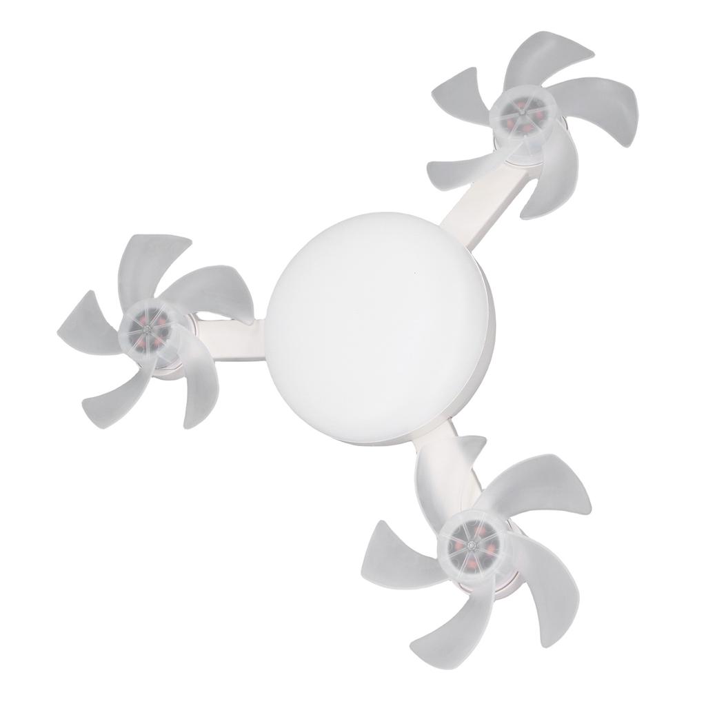 Wentylator sufitowy ze światłem Timer 3 Temperatury barwowe Bezstopniowe ściemnianie E26 E27 Cichy wentylator Światło do
