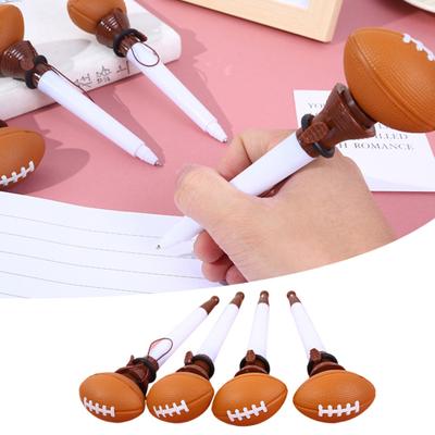 5ks sportovní vtipné kuličkové pero s obručí, odolné plastové pouzdro, hladké psaní